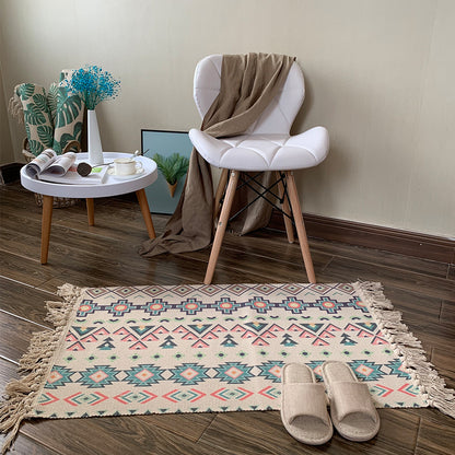 Tappeto cotone lino