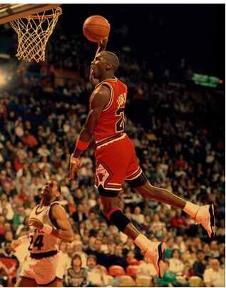 Poster Giocatore di basket in salto