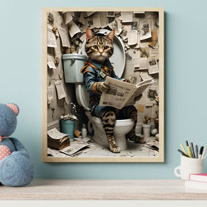 Poster animali bagno