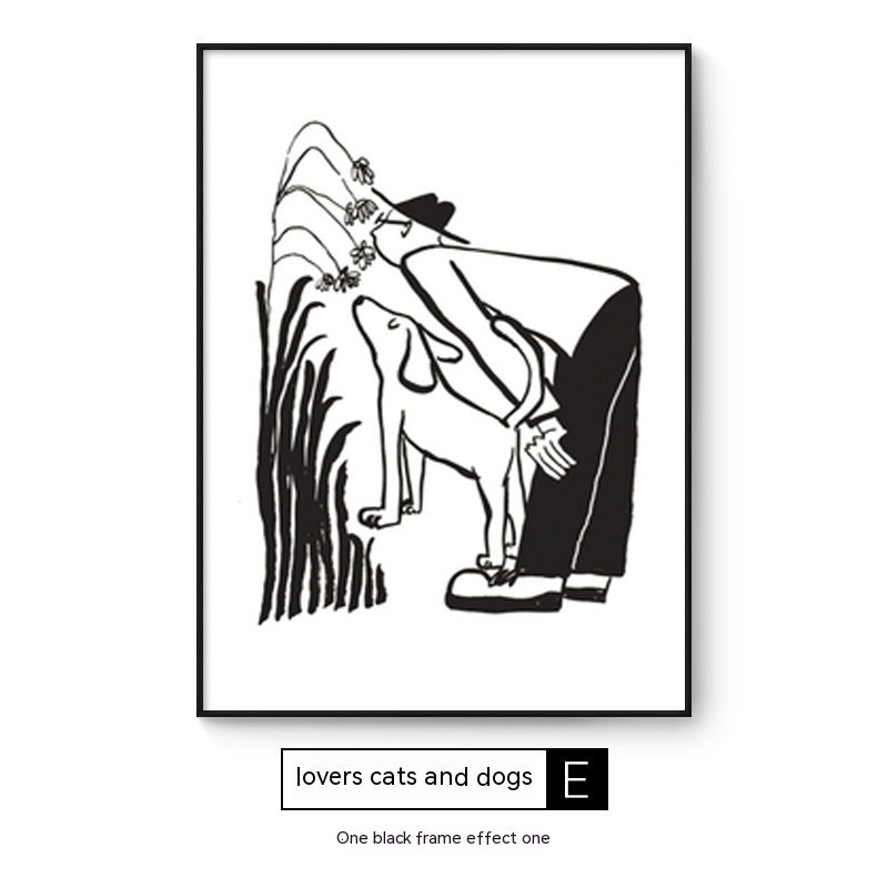 Quadro cani e gatti