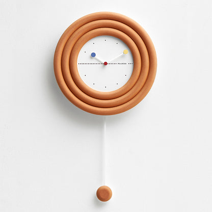 Orologio da parete Ondulati colorati