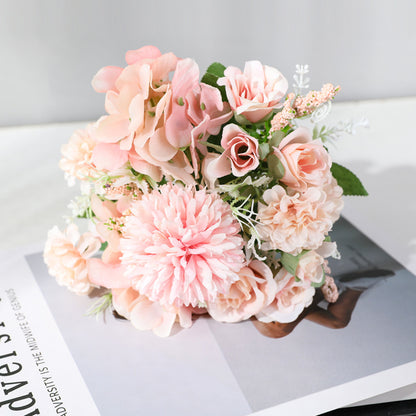 Bouquet rose artificiali