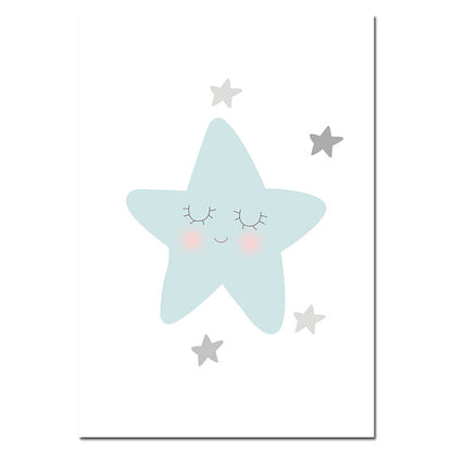 Poster luna e nebula