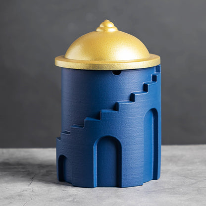Posacenere nordico con coperchio