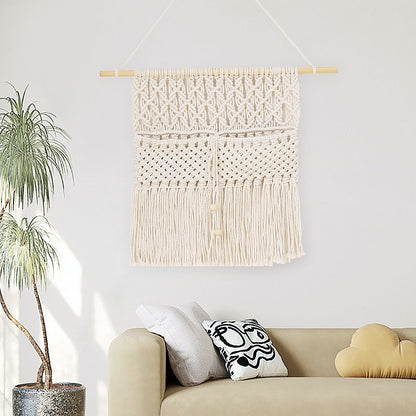 Arazzo bohemien cotone e corda