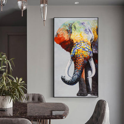 Quadro Elefante Astratto