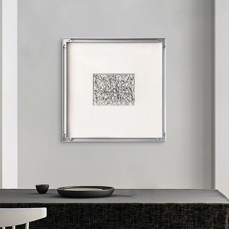 Quadro Linee Bianco Nero