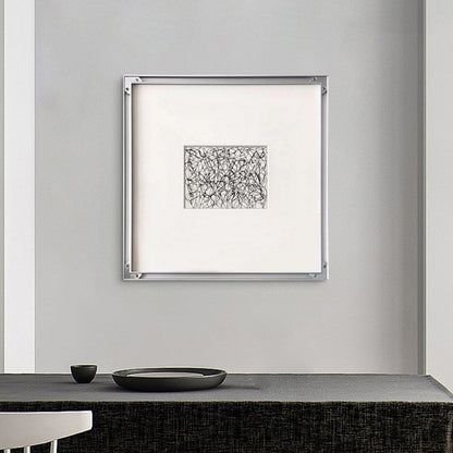 Quadro Linee Bianco Nero