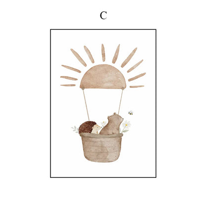 Quadro cartoon senza cornice