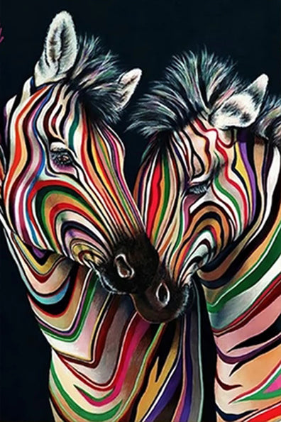 Tela astratta zebra