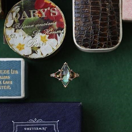 Anello cristallo argento