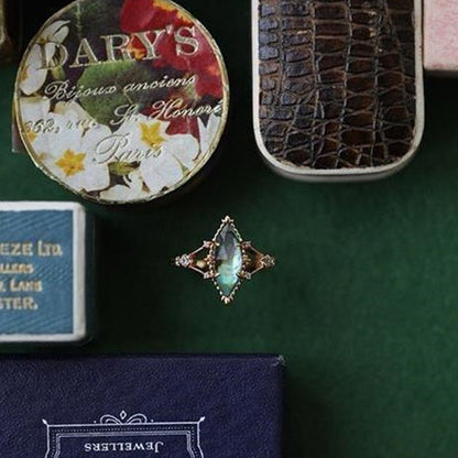 Anello cristallo argento