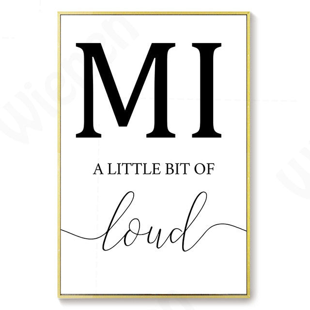 Poster famiglia minimalista