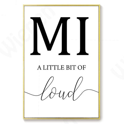 Poster famiglia minimalista