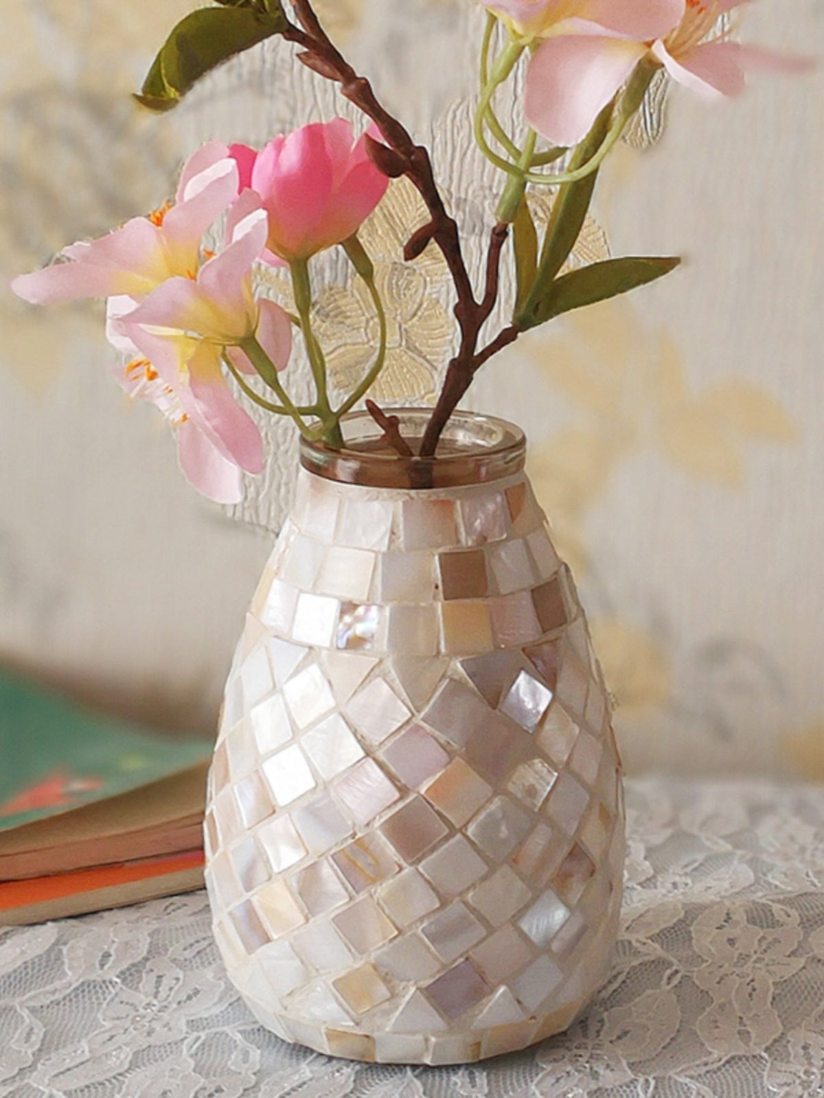 Vaso Vetro Mosaico