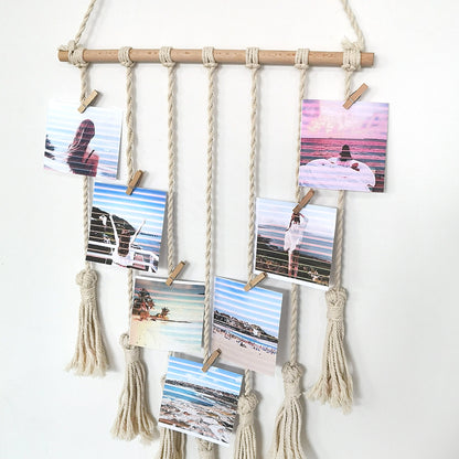 Tappezzeria con clip foto