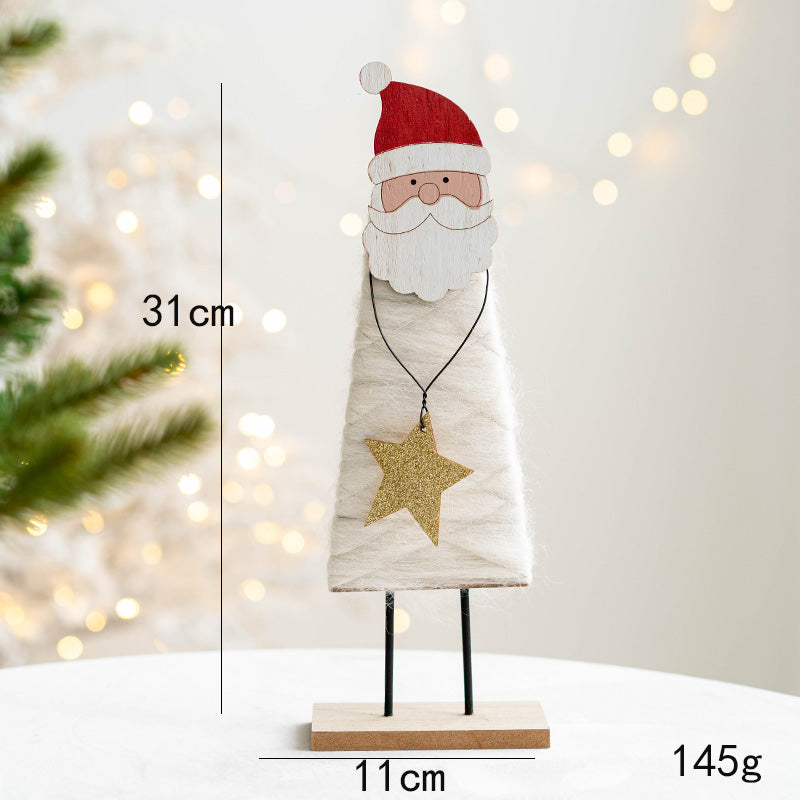 Decorazione alce feltro natale