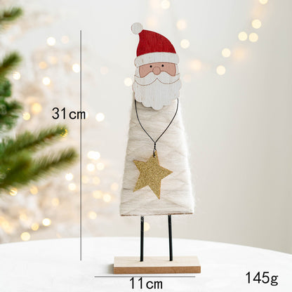 Decorazione alce feltro natale