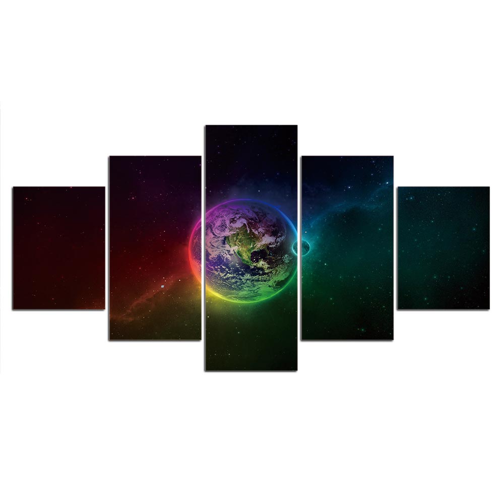 Adesivo murale Pianeti e nebulosa cosmica