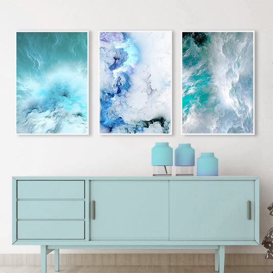 Quadro su tela Astrazione blu