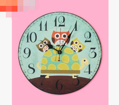 Orologio da parete Neon blu