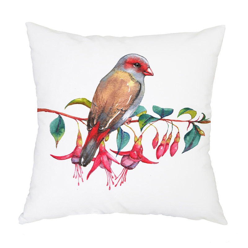 Cuscino uccelli stile nordico