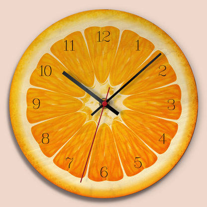 Orologio da parete Fetta d'arancia