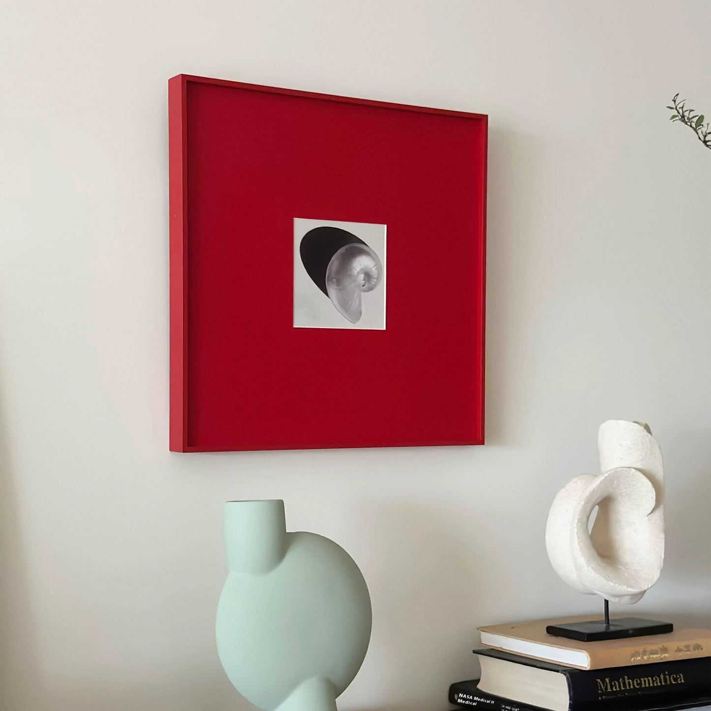 Quadro minimalista rosso