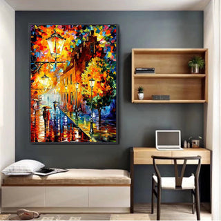 Quadro su tela Scena di pioggia