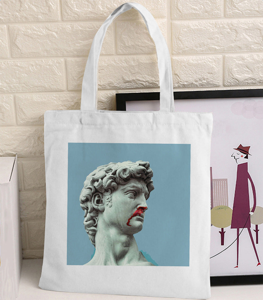 Borsa tela multicolore stampe varie
