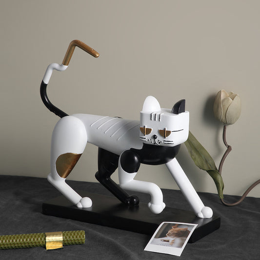Gatto in resina