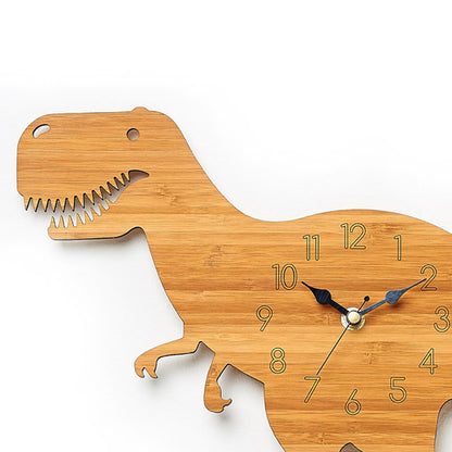 Orologio da parete Dinosauro legno