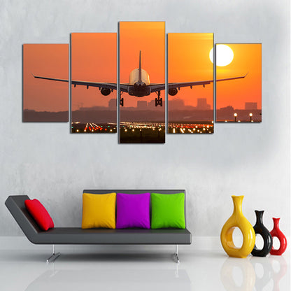 Quadro aereo tramonto