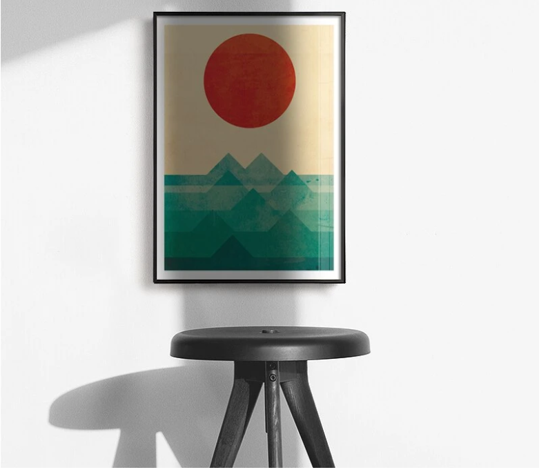 Quadro astratto - Alba marina