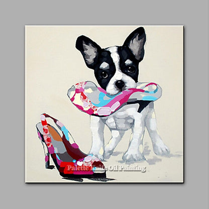 Quadro animali a mano