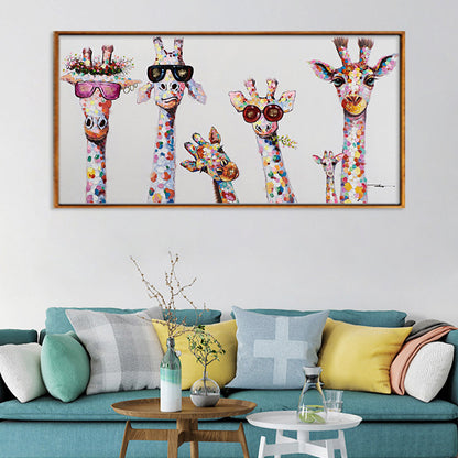 Quadro giraffa astratta