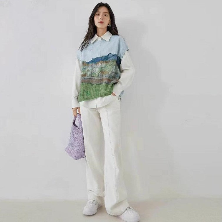 Maglione dipinto