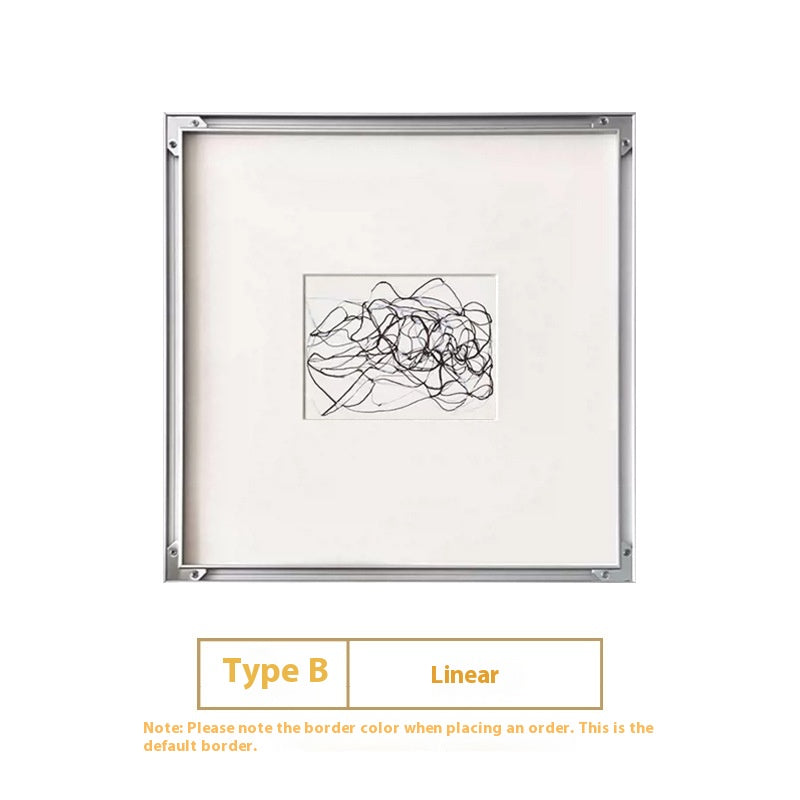 Quadro Linee Bianco Nero