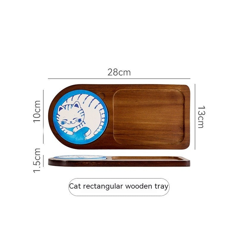 Vassoio colazione legno