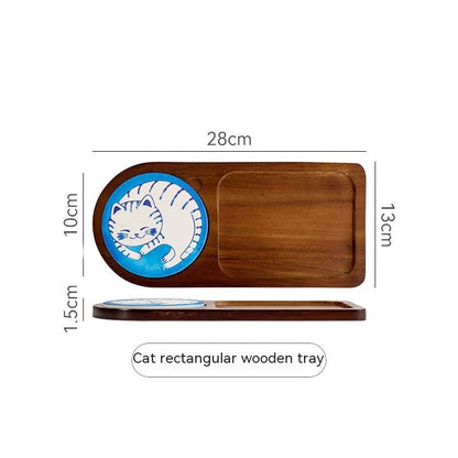 Vassoio colazione legno