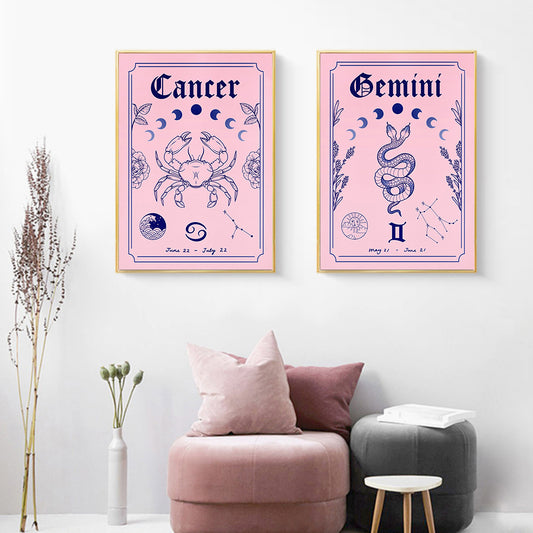 Quadro su tela Costellazioni