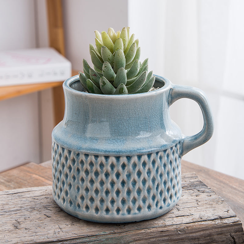 Vaso ceramica screpolato