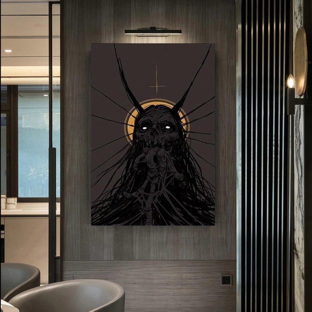 Adesivo murale Mostro nero