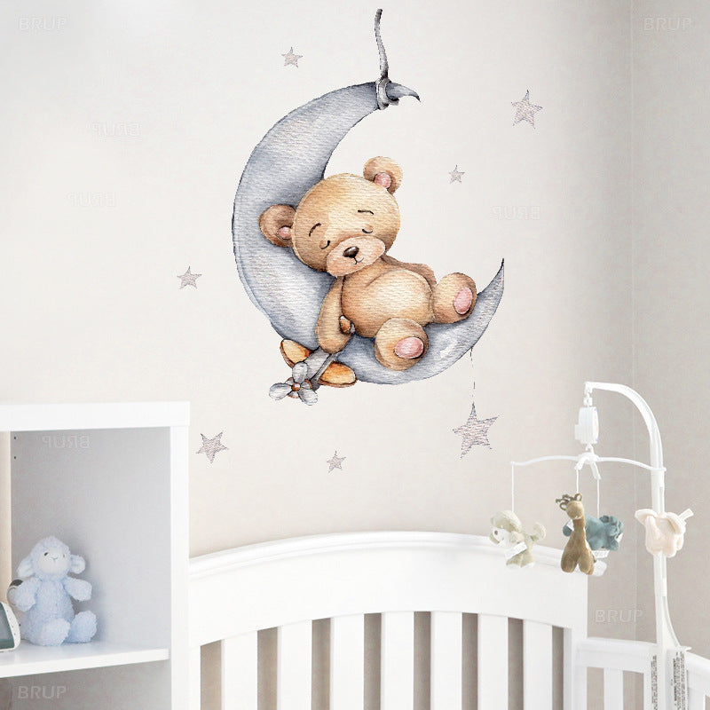 Sticker Orso e Luna