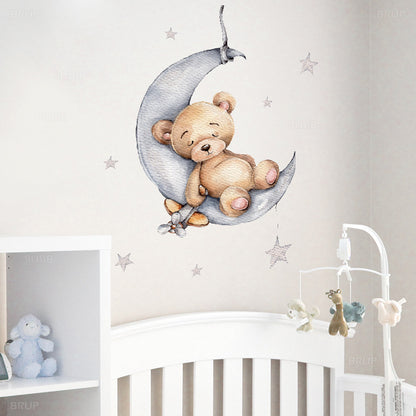 Sticker Orso e Luna