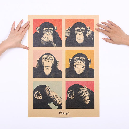 Adesivo murale Gorilla
