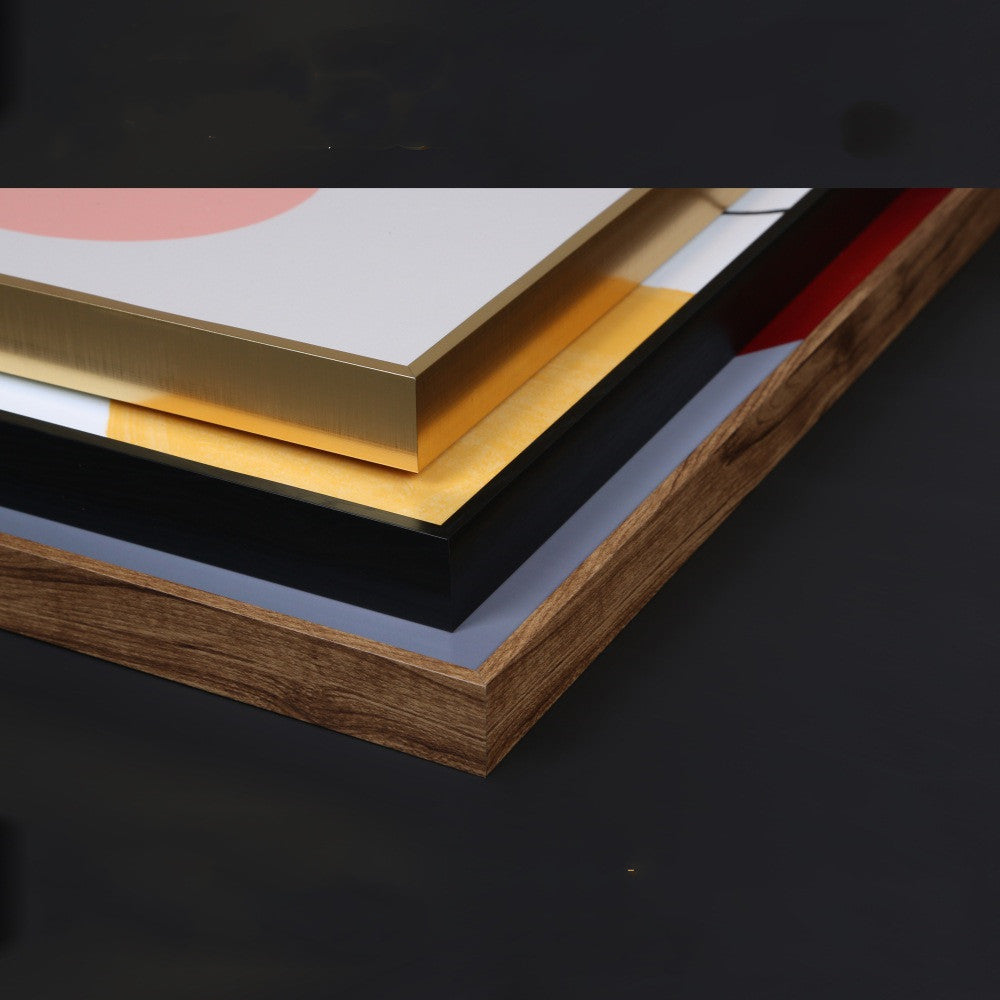 Quadro geometrico bianco e nero