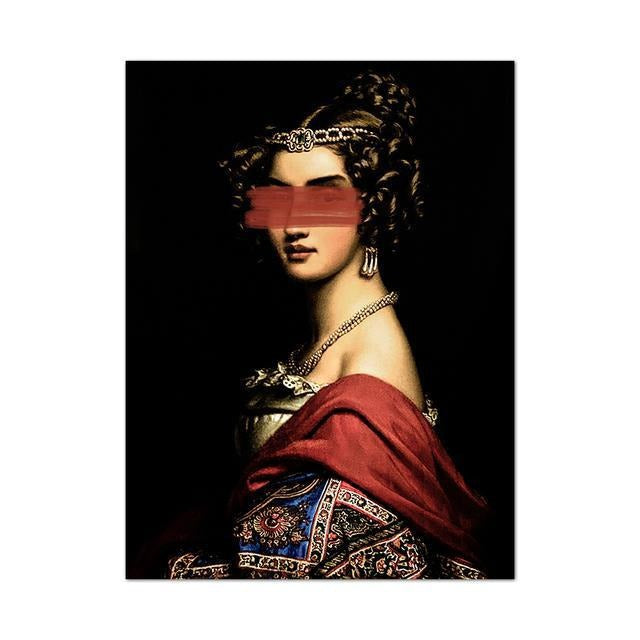 Poster Ritratto retrò