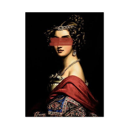 Poster Ritratto retrò