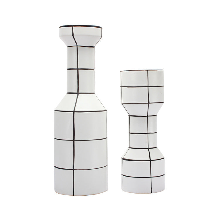 Vaso ceramica righe
